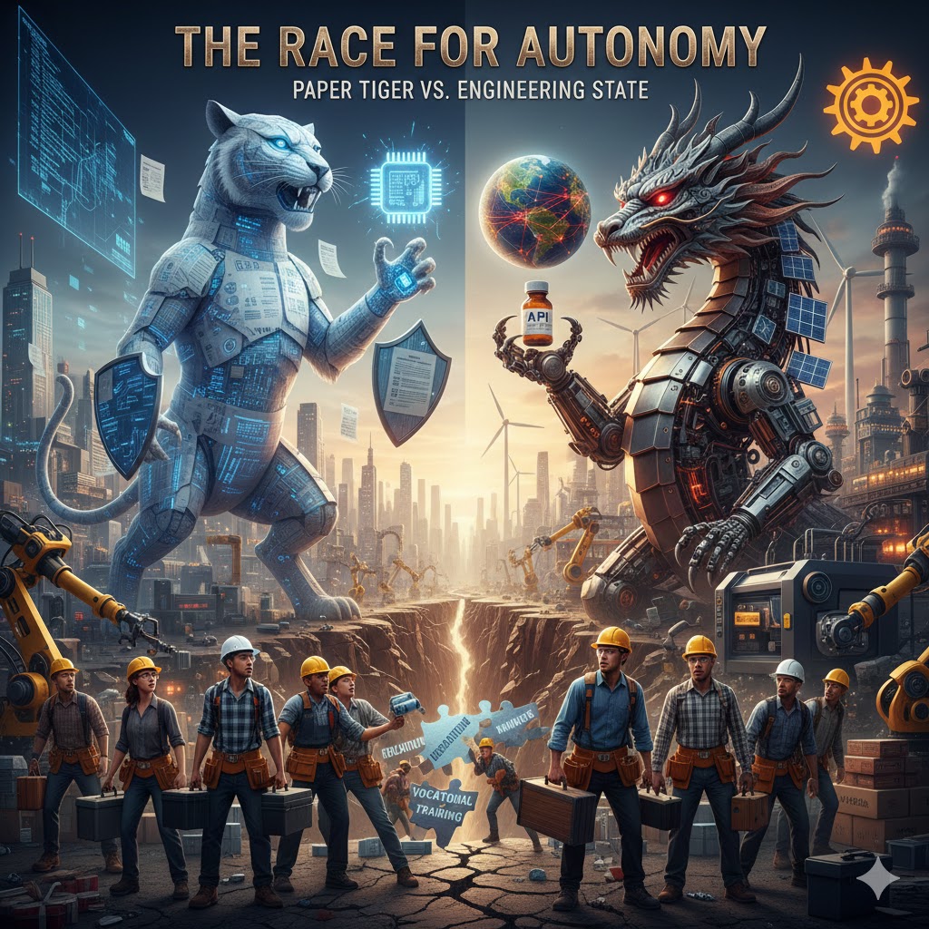 Tiger Autonomy The “Paper Tiger” vs. The “Engineering State”: The 2026 Race for ...